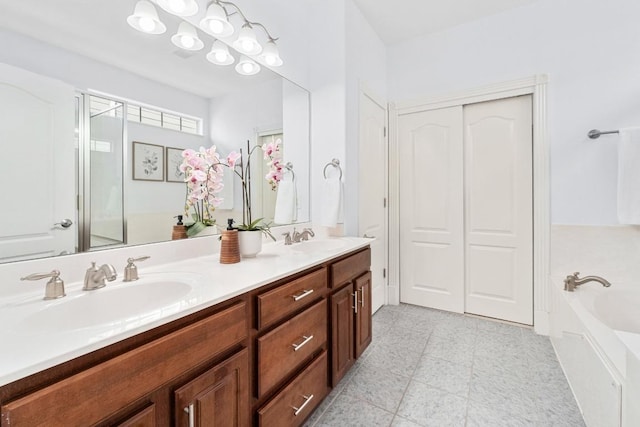 6715 Windrift Way Unit 29, Austin, TX 78745 - full bath featuring double vanity and a bath