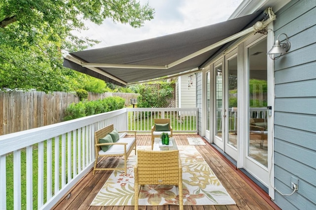 6715 Windrift Way Unit 29, Austin, TX 78745 - deck featuring outdoor lounge area
