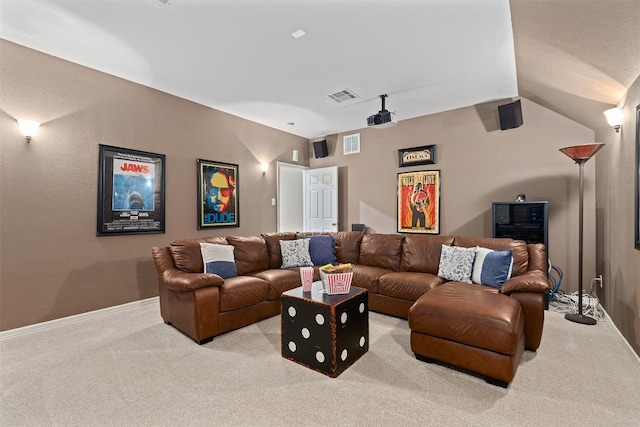 1343 River Forest Dr, Round Rock, TX 78665 - cinema with light colored carpet and baseboards