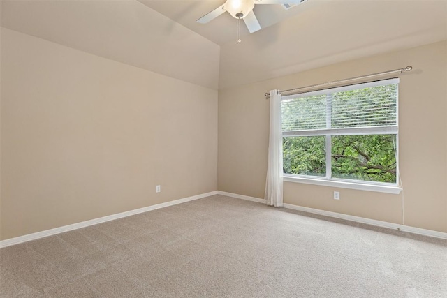 1343 River Forest Dr, Round Rock, TX 78665 - spare room with ceiling fan and light carpet