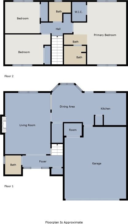 5605 China Berry Rd, Austin, TX 78744 - view of home floor plan