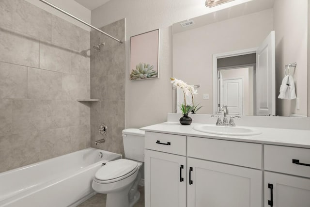 1921 Sauterne Dr, Leander, TX 78641 - bathroom featuring vanity and shower / bath combination