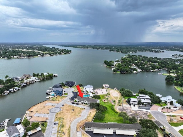 604 Highcrest Dr Unit 722, Granite Shoals, TX 78654 - view of property location featuring a large body of water and nearby suburban area