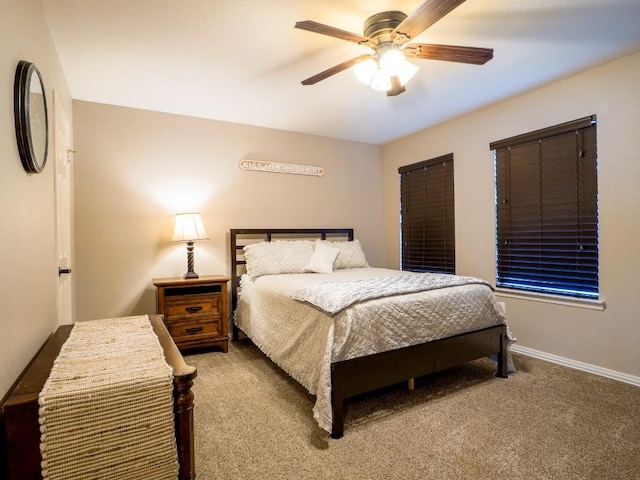 604 Highcrest Dr Unit 722, Granite Shoals, TX 78654 - bedroom featuring carpet and ceiling fan