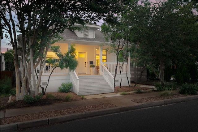 1018 Shelley Ave, Austin, TX 78703 - view of front of house featuring covered porch and stairway