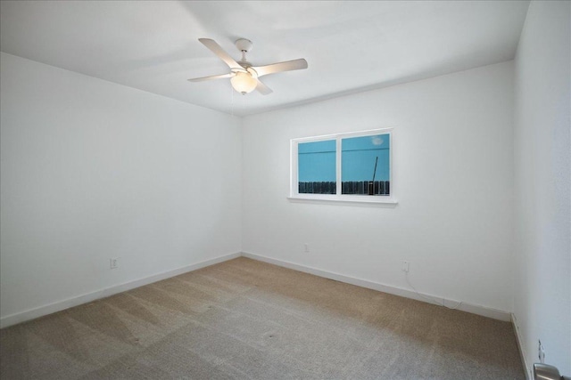 3803 Alexandria Dr, Austin, TX 78749 - empty room with light colored carpet and ceiling fan