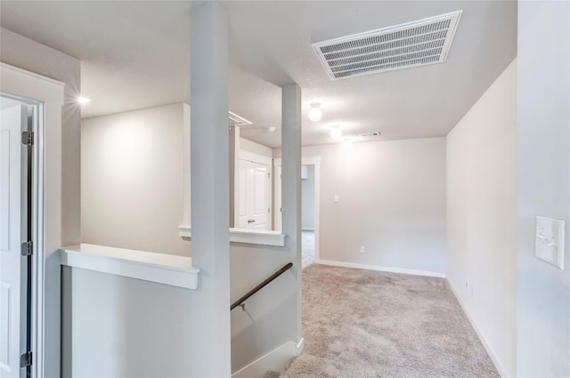 17200C Crane Fly Dr Unit C, Pflugerville, TX 78660 - hall featuring carpet and an upstairs landing