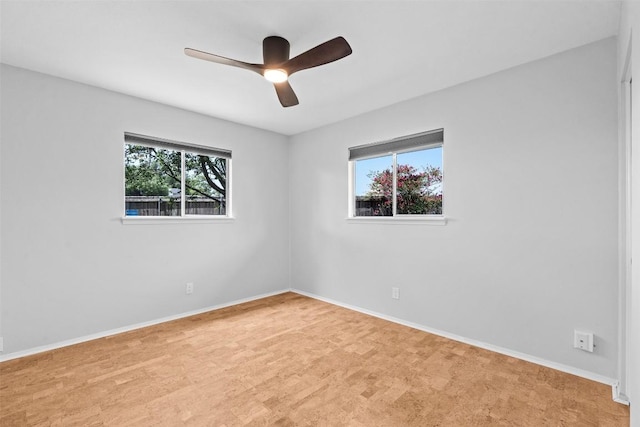2601 Ashdale Dr, Austin, TX 78757 - spare room featuring a ceiling fan and baseboards