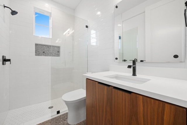 7706 Watson St Unit 2, Austin, TX 78757 - bathroom with vanity and walk in shower