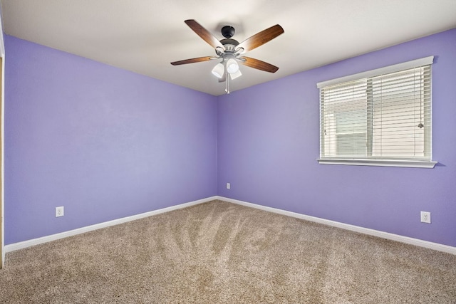605 Joppa Rd, Leander, TX 78641 - spare room featuring carpet and a ceiling fan