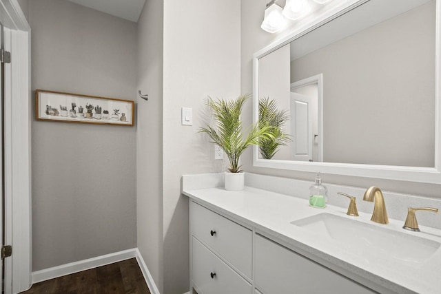 2604 Alcott Ln Unit A & B, Austin, TX 78748 - bathroom with vanity and wood finished floors