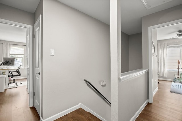 2604 Alcott Ln Unit A & B, Austin, TX 78748 - corridor with an upstairs landing and wood finished floors