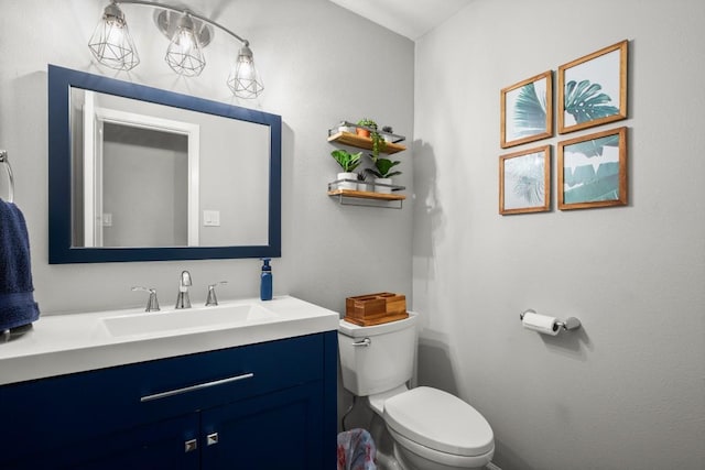 2604 Alcott Ln Unit A & B, Austin, TX 78748 - half bathroom featuring toilet and vanity