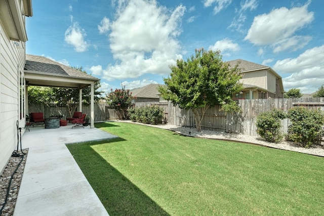2336 Centennial Loop, Round Rock, TX 78665 - fenced backyard with a patio