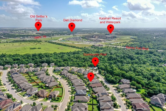2336 Centennial Loop, Round Rock, TX 78665 - aerial view of residential area