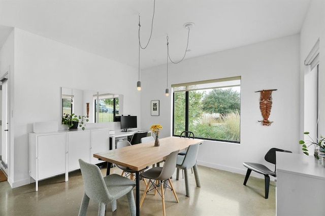 5725 Toscana Ave, Austin, TX 78724 - dining room with finished concrete floors and healthy amount of natural light
