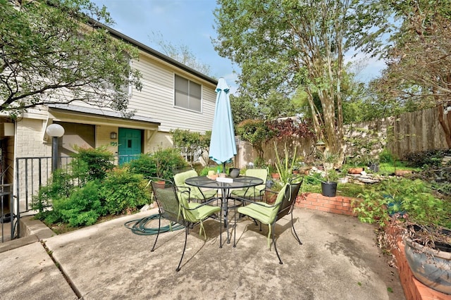 3902 Peterson Ave Unit 203, Austin, TX 78756 - view of patio with outdoor dining space