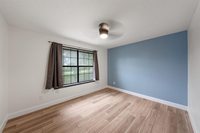 1107 Timmons Dr, Copperas Cove, TX 76522 - unfurnished room featuring light wood-type flooring and ceiling fan