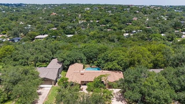 5912 Highland Hills Dr, Austin, TX 78731 - view of subject property featuring a heavily wooded area
