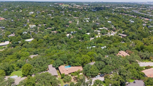 5912 Highland Hills Dr, Austin, TX 78731 - aerial view of property and surrounding area