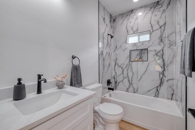 815 Fir Ln, Lockhart, TX 78644 - full bathroom with tub / shower combination and vanity