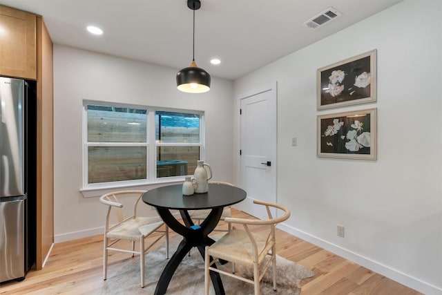 6209 Waycross Dr, Austin, TX 78745 - dining room with light wood-style flooring and recessed lighting