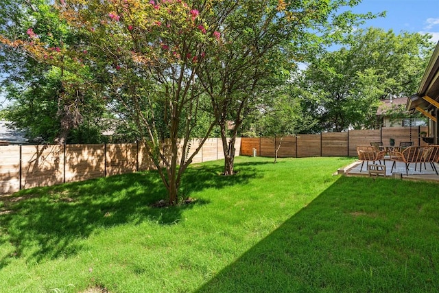 6209 Waycross Dr, Austin, TX 78745 - fenced backyard with a patio
