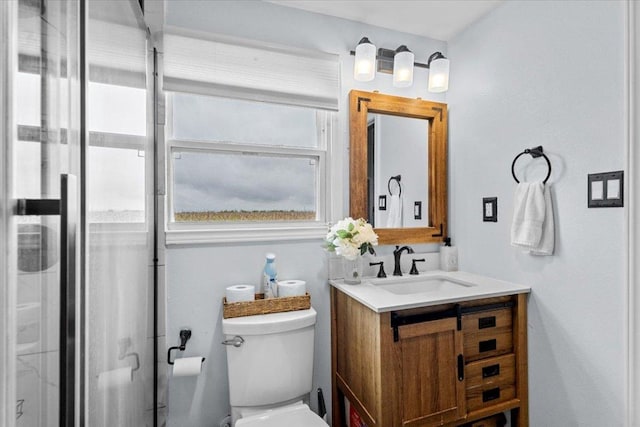 17205 County Line Rd, Elgin, TX 78621 - bathroom featuring vanity and a shower stall