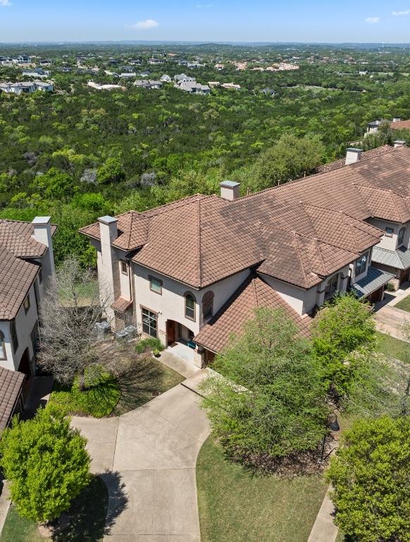 7800 SW Pkwy Unit 610, Austin, TX 78735 - aerial view of property and surrounding area