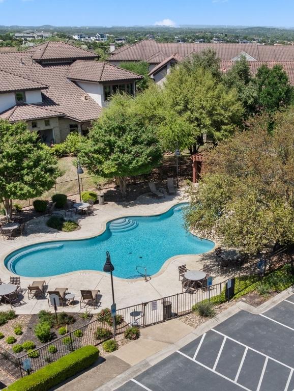 7800 SW Pkwy Unit 610, Austin, TX 78735 - community pool with a patio area