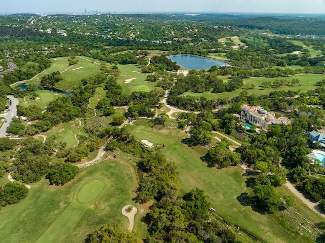 7800 SW Pkwy Unit 610, Austin, TX 78735 - aerial view of property's location with a large body of water and a golf club
