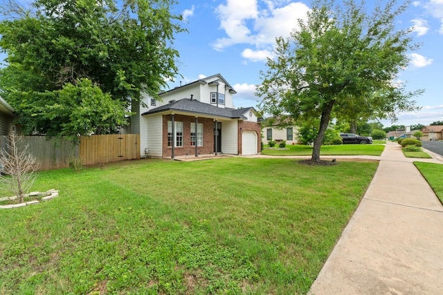 2134 Cervin Blvd, Austin, TX 78728 - view of front of home featuring brick siding, a garage, and driveway