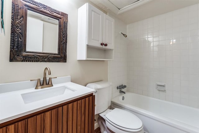 6910 Hart Ln Unit 807, Austin, TX 78731 - bathroom with vanity and washtub / shower combination