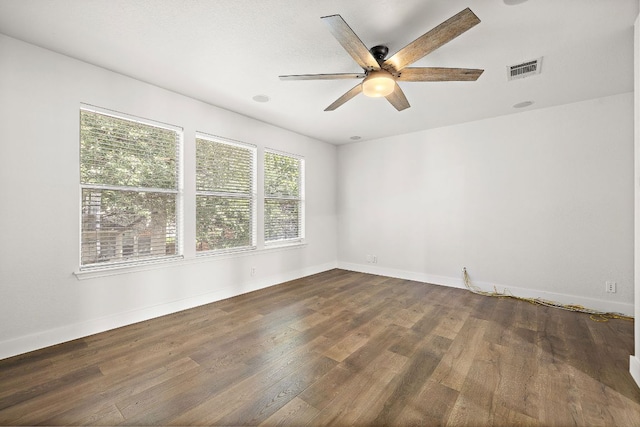 2208 Drue Ln, Cedar Park, TX 78613 - spare room with wood finished floors and ceiling fan