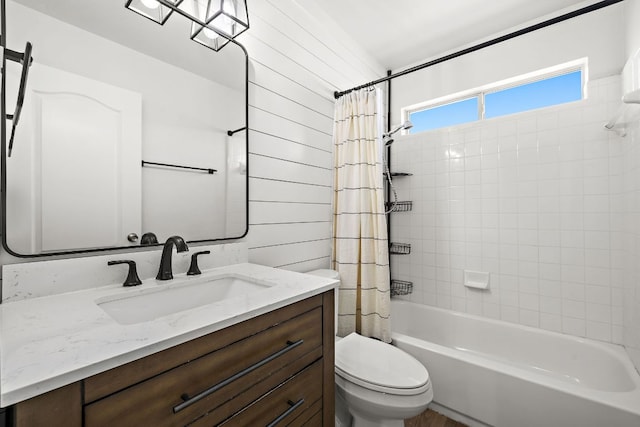 2208 Drue Ln, Cedar Park, TX 78613 - full bathroom featuring vanity and shower / bath combo with shower curtain
