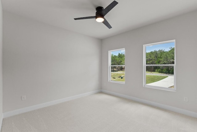 7705 Calcutta Run Dr, Jonestown, TX 78645 - empty room with light carpet and ceiling fan