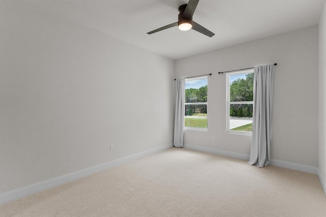 7705 Calcutta Run Dr, Jonestown, TX 78645 - empty room with ceiling fan and light colored carpet