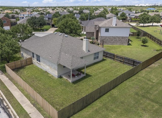 3308 Harvest Time Cv, Austin, TX 78754 - aerial perspective of suburban area