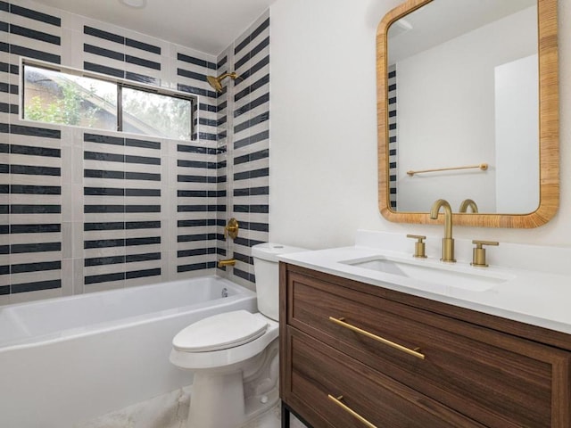 5314 Presidio Rd, Austin, TX 78745 - full bathroom featuring vanity and bathtub / shower combination
