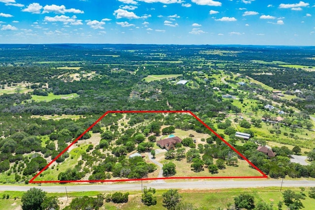 106 Mesquite Trl, Boerne, TX 78006 - aerial view of property's location with property boundaries highlighted