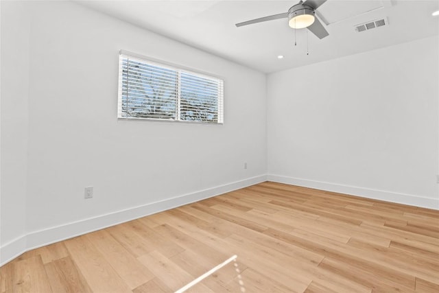 2706 Wheless Ln Unit 401, Austin, TX 78723 - unfurnished room with ceiling fan and light wood-type flooring