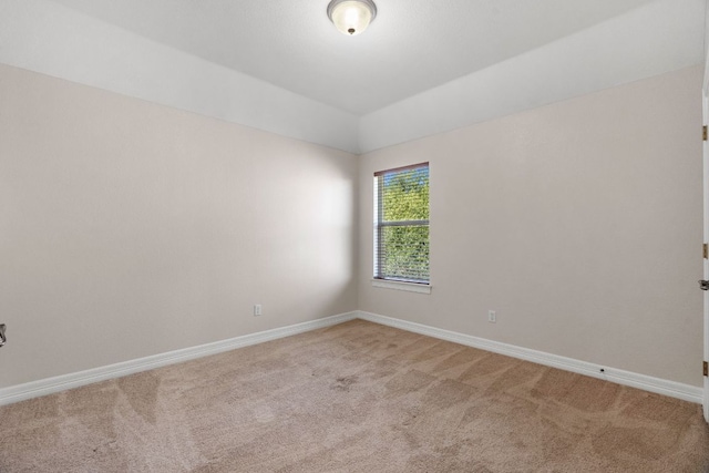7204 Covered Bridge Dr, Austin, TX 78736 - spare room featuring light carpet and lofted ceiling