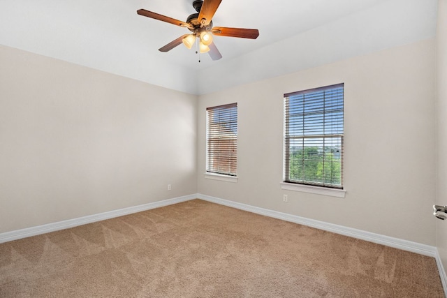 7204 Covered Bridge Dr, Austin, TX 78736 - empty room featuring light colored carpet and ceiling fan