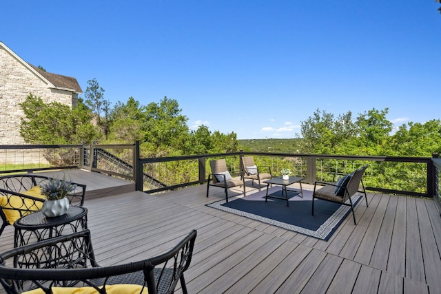 7204 Covered Bridge Dr, Austin, TX 78736 - view of wooden deck