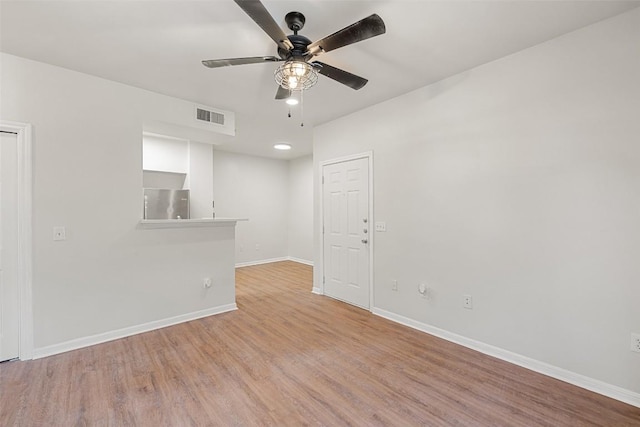 2320 Gracy Farms Ln Unit 323, Austin, TX 78758 - unfurnished room with a ceiling fan and light wood-type flooring