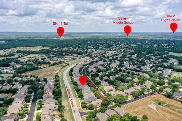 12421 Black Hills Dr, Austin, TX 78748 - aerial view of residential area