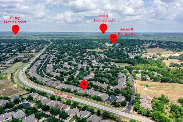 12421 Black Hills Dr, Austin, TX 78748 - aerial perspective of suburban area