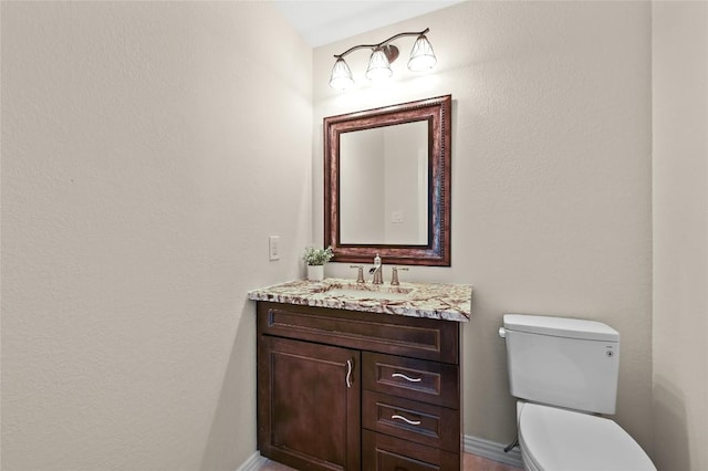 2512 Regal Park Ln, Austin, TX 78748 - half bathroom with toilet and vanity