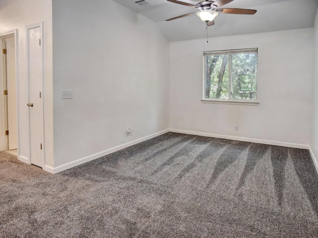 117 High Point Blvd, Cedar Creek, TX 78612 - carpeted spare room with a ceiling fan and baseboards