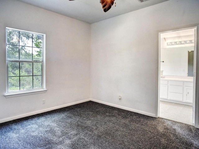 117 High Point Blvd, Cedar Creek, TX 78612 - carpeted spare room with ceiling fan and plenty of natural light